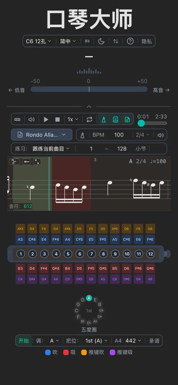 tuning.chromatic