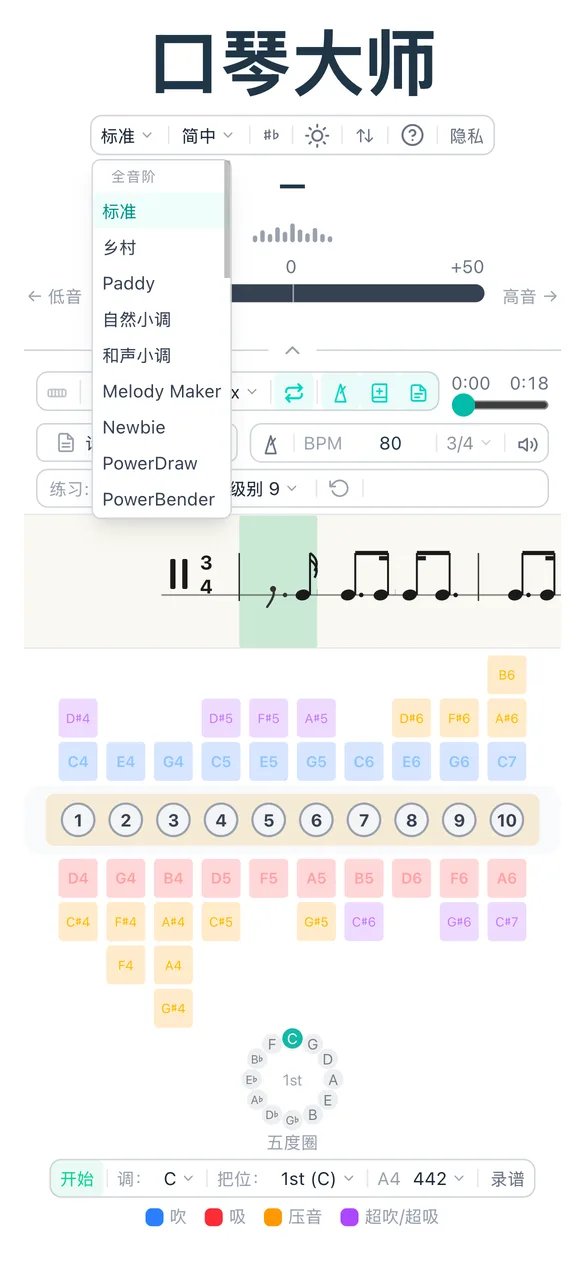 多调与调音